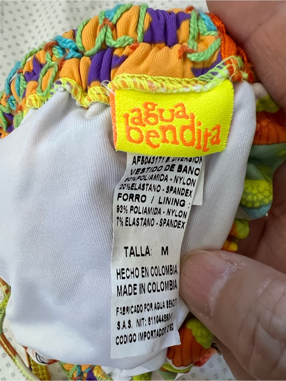 Agua Bendita Parrot and Stars bikini - Picture 4 of 6